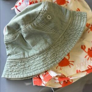 Gymboree Light Sage Green Cotton Bucket Hat